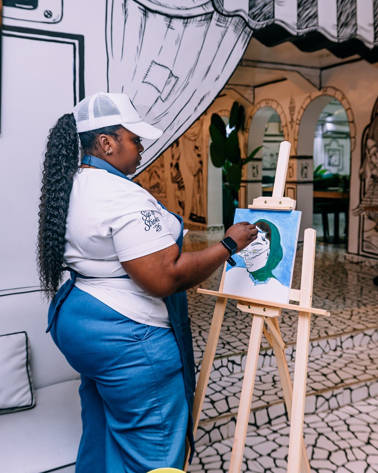 Painting at Sketch Lagos