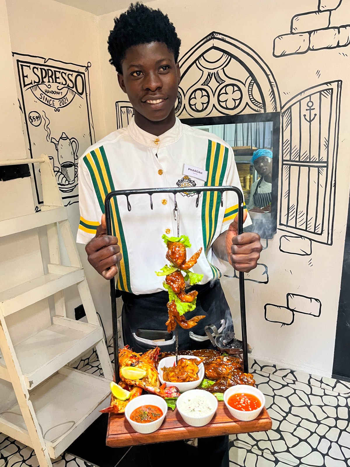 Sharing platter presented by our team