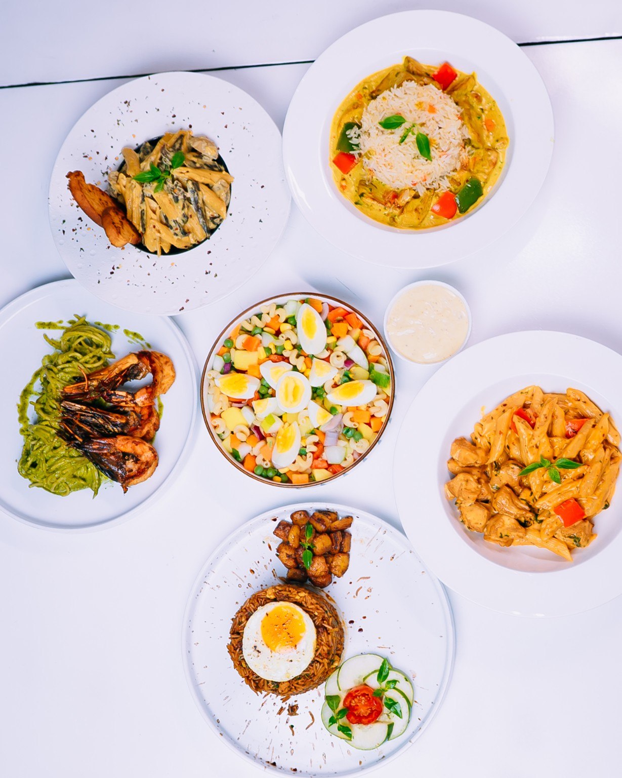 A selection of Sketch dishes